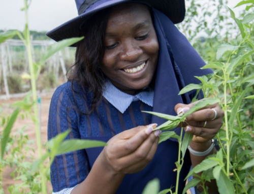 Borlaug prize from World Food Prize for EPS PhD student Pamela Afokpe (BIS-WUR)